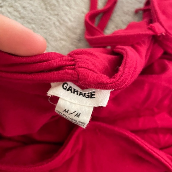 Red Ruched Dress - Picture 5 of 5